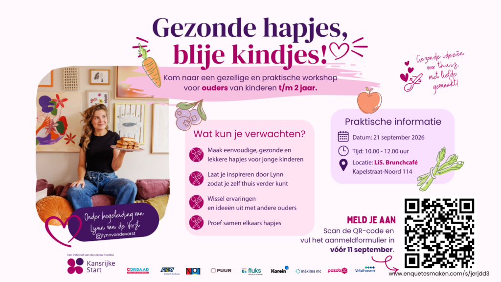 Gezonde hapjes, blije kindjes